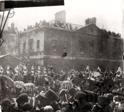 Jubilee Procession in Whitehall, 1887 by English School